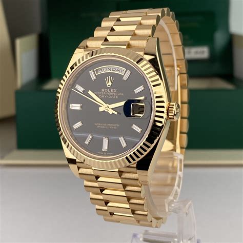 rolex day date black onyx|rolex day date 40 price.